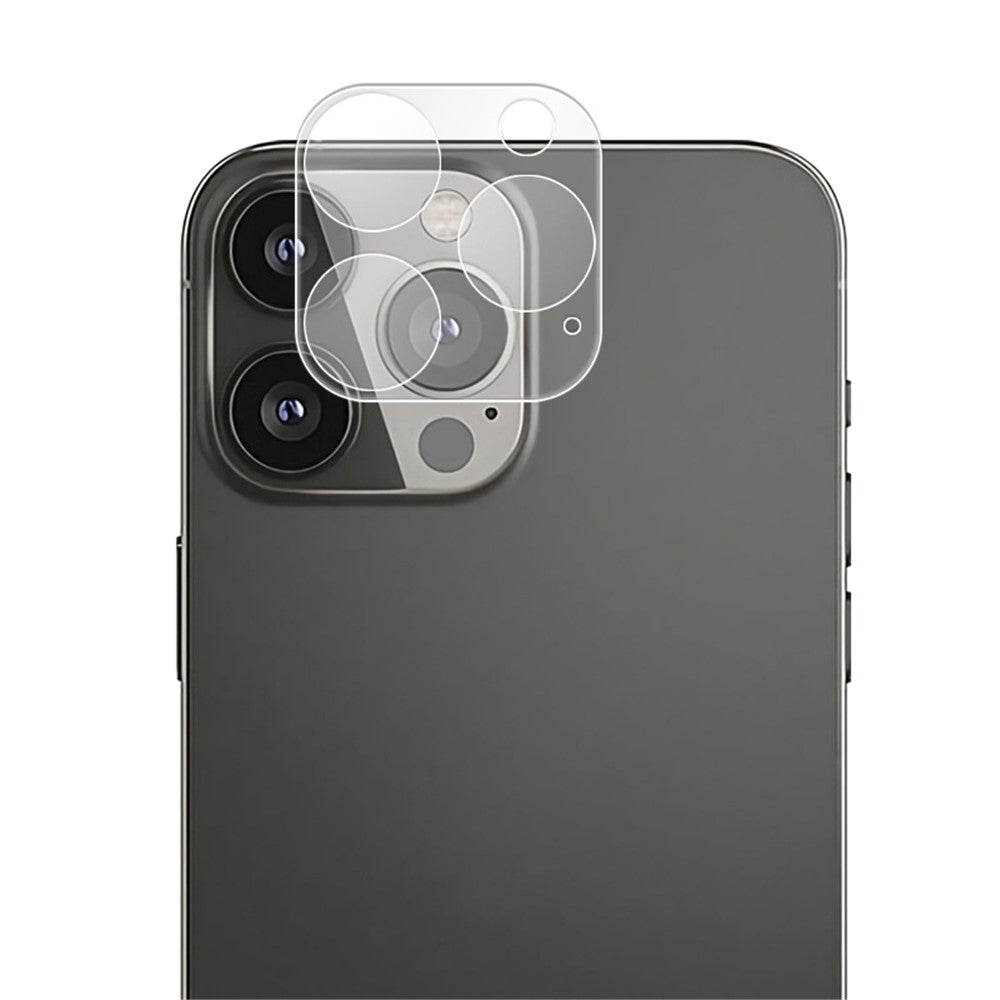 MOCOLO for iPhone 13 Pro 6.1 inch Silk Printing Camera Lens Protector HD Clear 9H Hardness Tempered Glass Back Lens Film