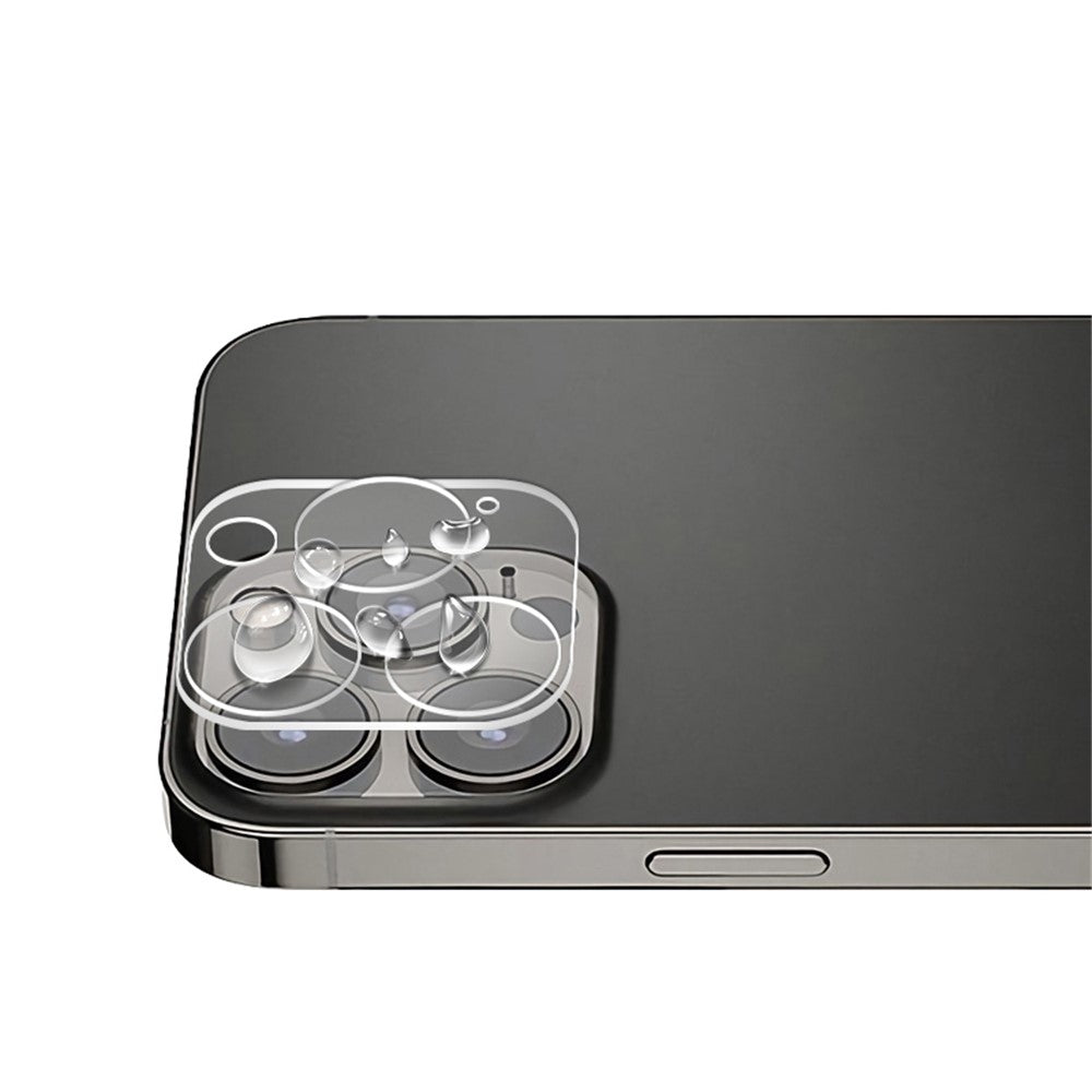 MOCOLO for iPhone 13 Pro 6.1 inch Silk Printing Camera Lens Protector HD Clear 9H Hardness Tempered Glass Back Lens Film