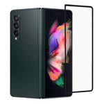 RURIHAI til Samsung Galaxy Z Fold3 5G Skærmbeskytter 3D Buet Varmebøjning Sideklæber 0,3 mm HD Klar Hærdet Glasfilm
