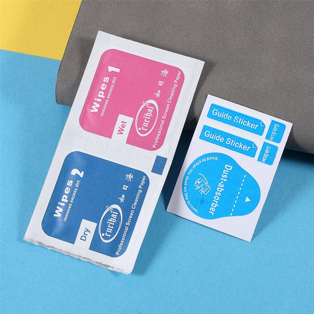 RURIHAI for Xiaomi Redmi Note 8 2021 Full Glue Tempered Glass Screen Protector 2.5D Solid Defense 9H Hardness Film