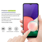 MOCOLO til Samsung Galaxy A22 5G (EU Version) HD Hærdet Glas Skærmbeskytter Fuld Dækning Fuld Lim Forsvar 9H Hårdhed Silketryksfilm