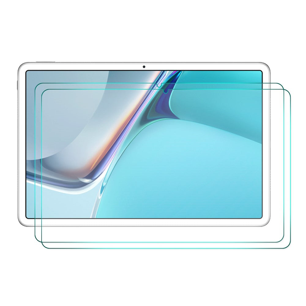 HAT PRINCE 2 st/pack Heltäckande Full Lim 2.5D 9H Hårdhet 0.33mm Härdat Glas Skärmskydd för Huawei MatePad 11 (2021)
