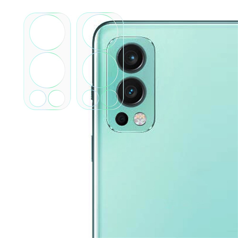 2 stk. ridsefast 3D hærdet glas kamera linsebeskytter film beskyttelse til OnePlus Nord 2 5G