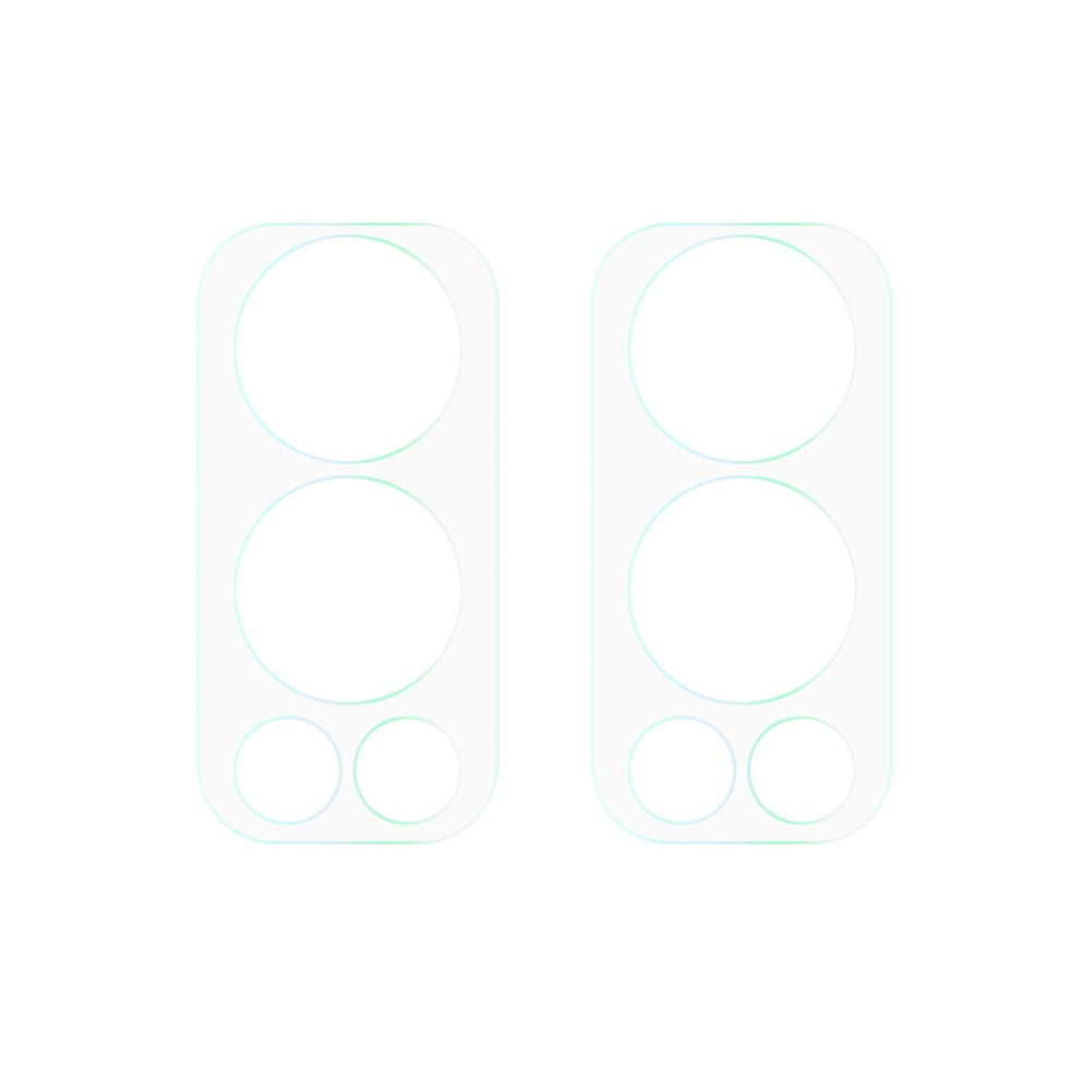 2 stk. ridsefast 3D hærdet glas kamera linsebeskytter film beskyttelse til OnePlus Nord 2 5G