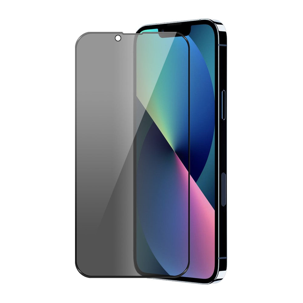 ENKAY HAT PRINCE 28° Anti-spy Tempered Glass Complete Covering Screen Protector Film for iPhone 13 mini 5.4 inch
