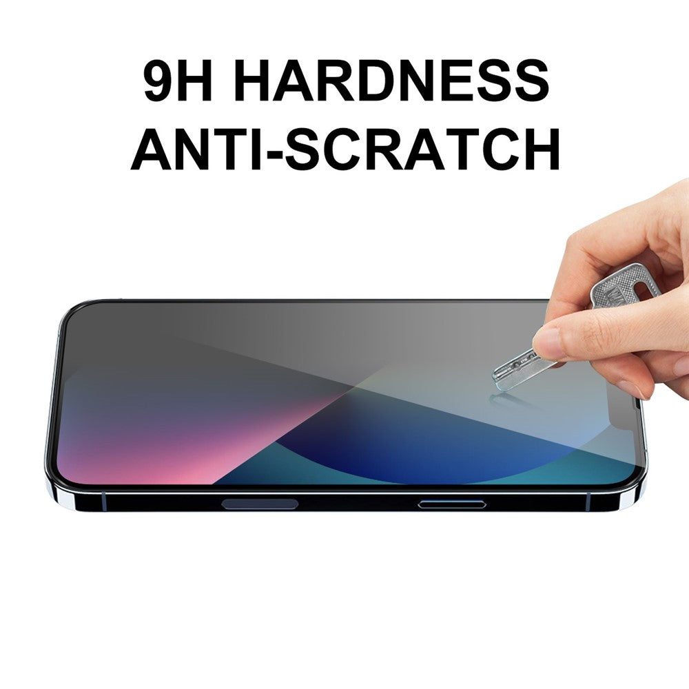 ENKAY HAT PRINCE 28° Anti-spy Tempered Glass Complete Covering Screen Protector Film for iPhone 13 mini 5.4 inch