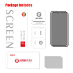 ENKAY HAT PRINCE 2Pcs / Set 28° Anti-spy Tempered Glass Screen Protectors for iPhone 13 mini 5.4 inch