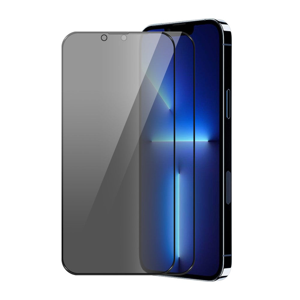 ENKAY HAT PRINCE 2 stk./sæt Fuld dækning 28° Anti-spion Hærdet glas skærmbeskyttelsesfilm til iPhone 13 Pro Max / 14 Plus