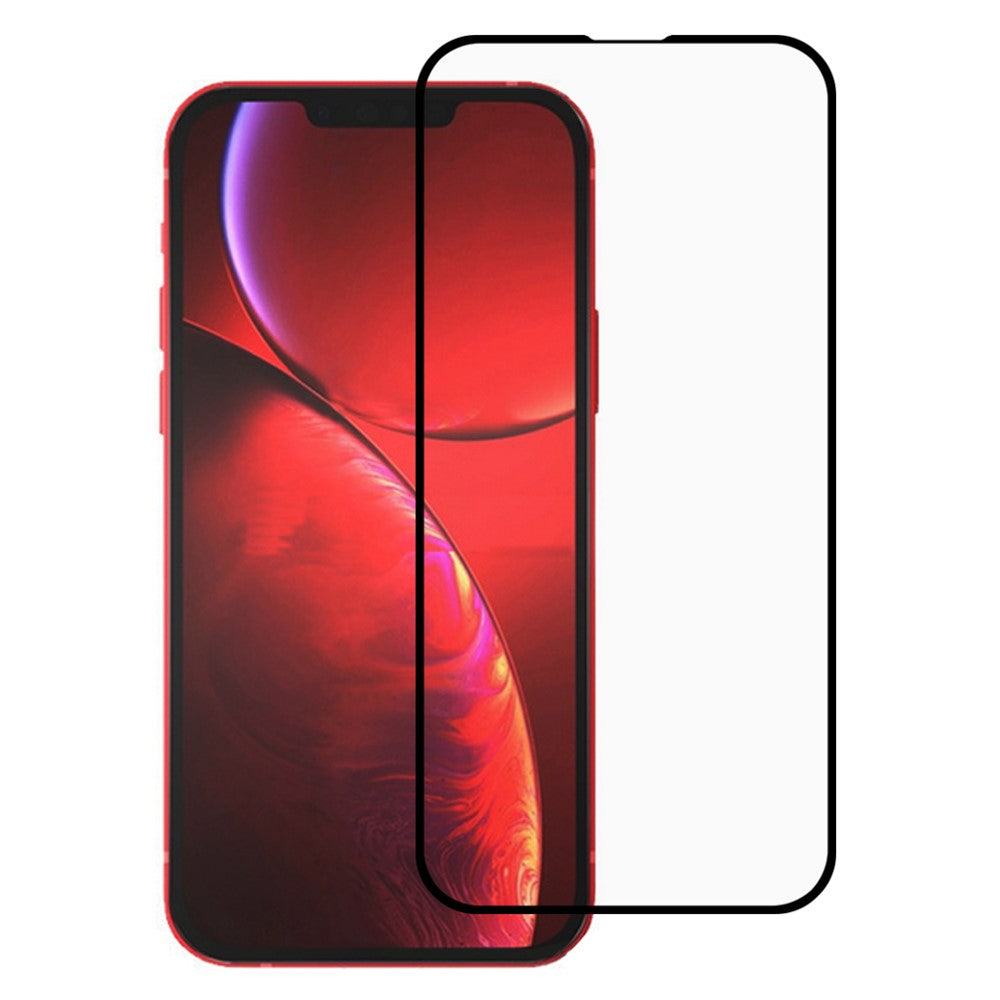 Fuld Skærmdækning Fuld Lim Silke Print Mat Hærdet Glas Skærmbeskytter til iPhone 13 Pro Max / 14 Plus