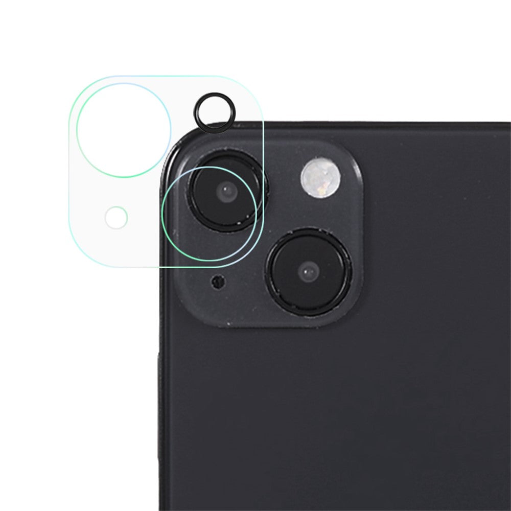 RURIHAI 3D Arch Edge Ultra Clear Härdat Glas Kameralinsfilm för iPhone 13 mini 5,4 tum