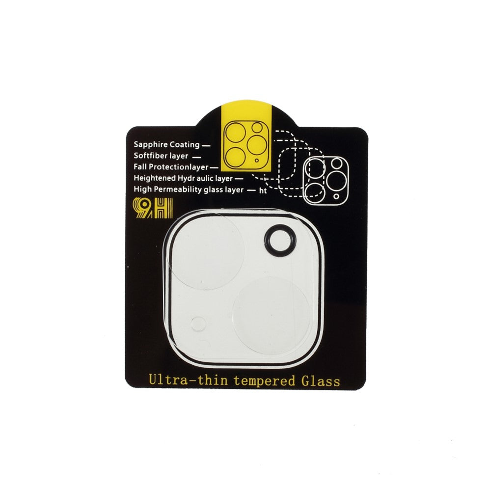 2pcs Complete Coverage Ultra Clear Tempered Glass Rear Camera Lens Film Protector for iPhone 13 mini 5.4 inch