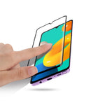 AMORUS HD Transparency Clear 9H Full Glue Full Coverage Silk Printing Tempered Glass Screen Protector for Samsung Galaxy M32 (Global Version)