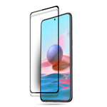 MOCOLO HD gennemsigtig, klar, fuldklæbende, fuld dækning, silketrykt hærdet glasskærmbeskyttelsesfilm til Xiaomi Redmi 10 4G (2021)/10 Prime/10 2022 4G/Note 11 4G (MediaTek)