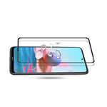 MOCOLO HD gennemsigtig, klar, fuldklæbende, fuld dækning, silketrykt hærdet glasskærmbeskyttelsesfilm til Xiaomi Redmi 10 4G (2021)/10 Prime/10 2022 4G/Note 11 4G (MediaTek)
