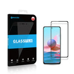 MOCOLO HD gennemsigtig, klar, fuldklæbende, fuld dækning, silketrykt hærdet glasskærmbeskyttelsesfilm til Xiaomi Redmi 10 4G (2021)/10 Prime/10 2022 4G/Note 11 4G (MediaTek)