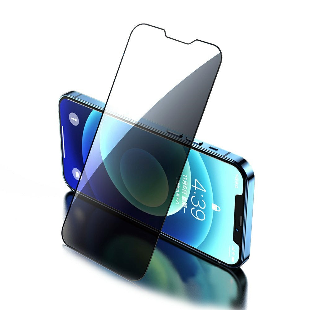 JOYROOM Anti-spy Privacy Beskyttelse Silkeskærm Hærdet Glas Fuld Skærmbeskyttelsesfilm til iPhone 13 / 13 Pro / 14