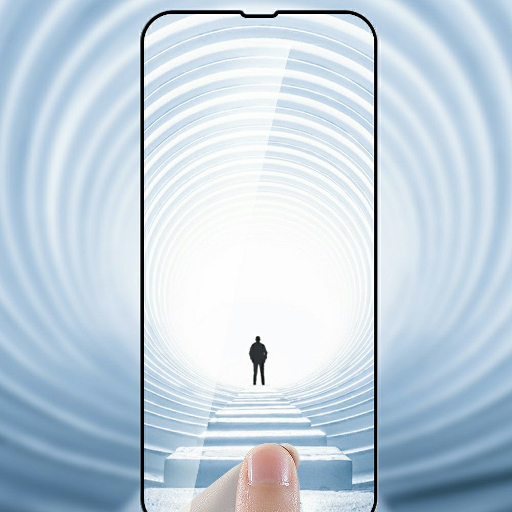 JOYROOM Anti-spy Privacy Beskyttelse Silkeskærm Hærdet Glas Fuld Skærmbeskyttelsesfilm til iPhone 13 / 13 Pro / 14