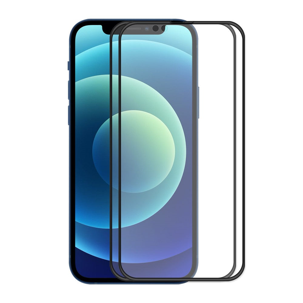 2 stk./sæt HAT PRINCE 9H Anti-ridse Fuld dækning Fuld lim Klar Skærmbeskytter i Hærdet Glas til iPhone 13 / 13 Pro / 14