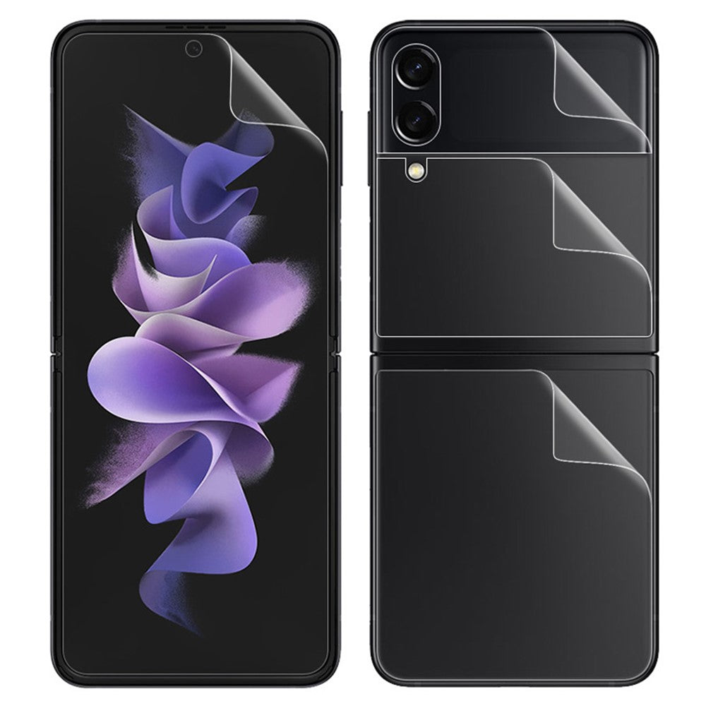 IMAK Hydrogel Protective Film III Full Coverage Soft TPU Screen Film + Back Protector Film for Samsung Galaxy Z Flip3 5G / Z Flip4 5G