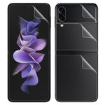 IMAK Hydrogel Protective Film III Full Coverage Soft TPU Screen Film + Back Protector Film for Samsung Galaxy Z Flip3 5G / Z Flip4 5G