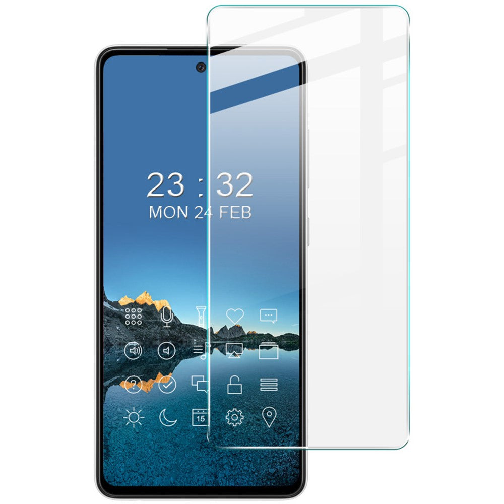 IMAK H-serien ridsefast, følsom, berøringsfri og boblefri HD-klar hærdet glasfilm til Samsung Galaxy A52 4G/5G/A52s 5G