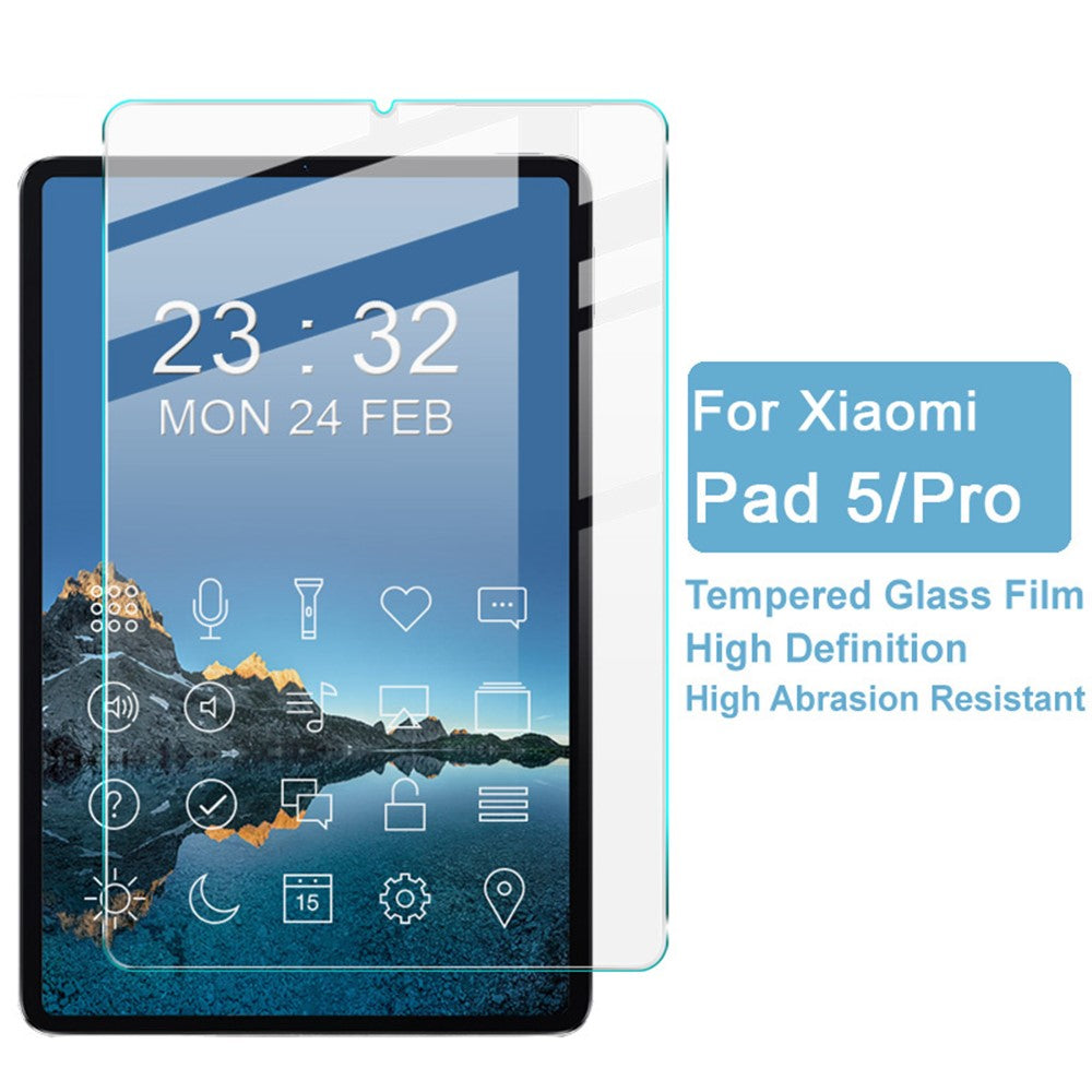 IMAK H Series 9H Hardness Anti-explosion HD Tempered Glass Screen Protector for Xiaomi Pad 5 / Pad 5 Pro