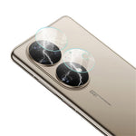 IMAK 1 set ultraklart rund ring härdat glas bakre kameralinsskyddsfilm för Huawei P50 Pro