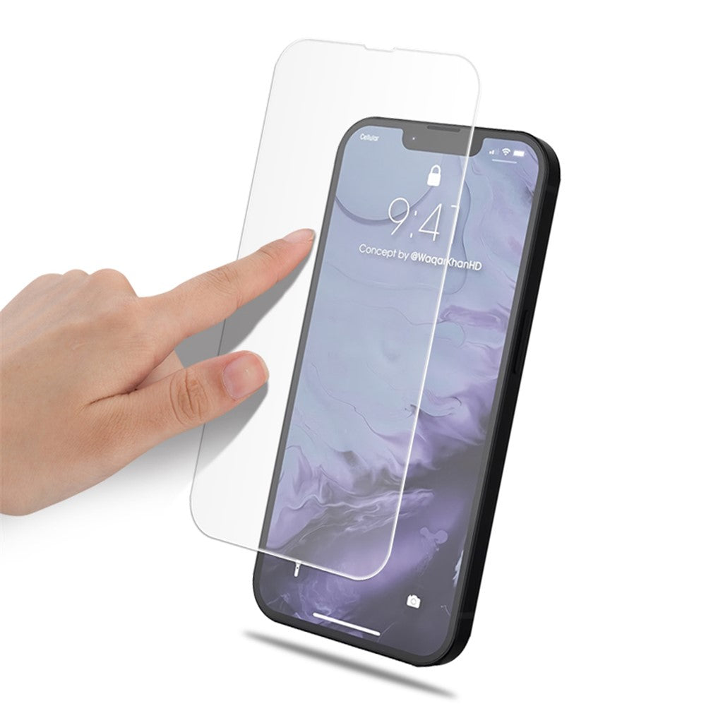 AMORUS 2Pcs / Set Ultra Clear Full Glue Tempered Glass Screen Protector Films for iPhone 13 / 13 Pro / 14
