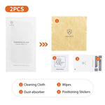 AMORUS 2Pcs / Set Ultra Clear Full Glue Tempered Glass Screen Protector Films for iPhone 13 / 13 Pro / 14