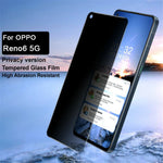 IMAK Full Coverage 9H Hardness Anti-Scratch Anti-Peep Tempered Glass Screen Film for Oppo Reno6 5G