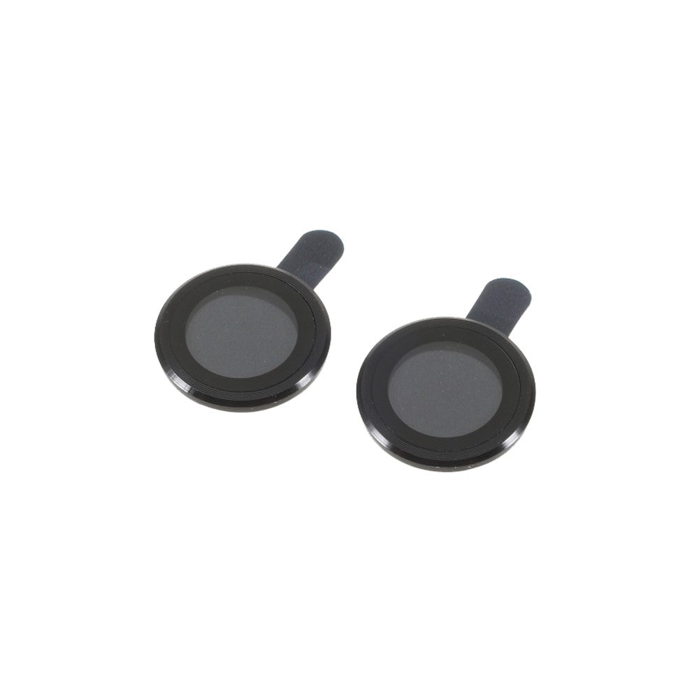 2pcs/Set Monochrome Design AGC Glass Camera Lens Protector Film Guard for iPhone 13/13 mini