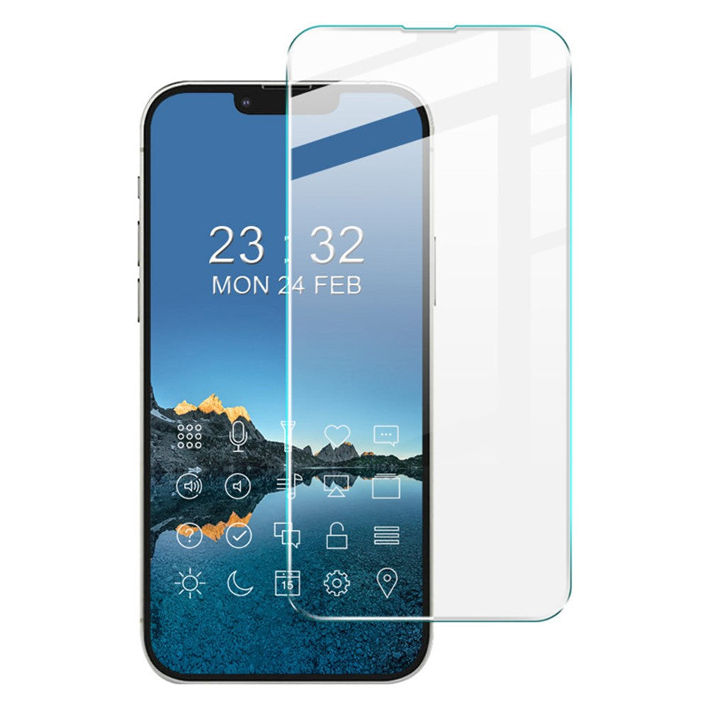 IMAK H-serien högtransparent skärmskyddsfilm i härdat glas för iPhone 13 Pro Max / 14 Plus