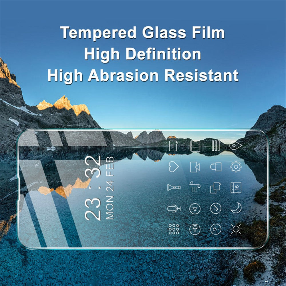 IMAK H-serien högtransparent skärmskyddsfilm i härdat glas för iPhone 13 Pro Max / 14 Plus