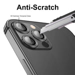 ENKAY HAT PRINCE HD Klar 9H Hærdet Glas Aluminium Legering Bagkamera Linse Ring Dæksel Beskytter (3 stk./gruppe) til iPhone 13 Pro / 13 Pro Max