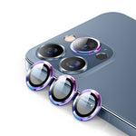 ENKAY HAT PRINCE HD Klar 9H Hærdet Glas Aluminium Legering Bagkamera Linse Ring Dæksel Beskytter (3 stk./gruppe) til iPhone 13 Pro / 13 Pro Max