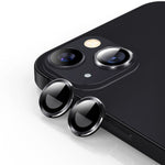 ENKAY HAT PRINCE HD Anti-Scratch 9H Tempered Glass Back Camera Lens Protector with Aluminum Alloy Trim (2Pcs/Group) for iPhone 13 / 13 mini
