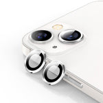 ENKAY HAT PRINCE HD Anti-Scratch 9H Tempered Glass Back Camera Lens Protector with Aluminum Alloy Trim (2Pcs/Group) for iPhone 13 / 13 mini
