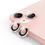 ENKAY HAT PRINCE HD Anti-Scratch 9H Tempered Glass Back Camera Lens Protector with Aluminum Alloy Trim (2Pcs/Group) for iPhone 13 / 13 mini