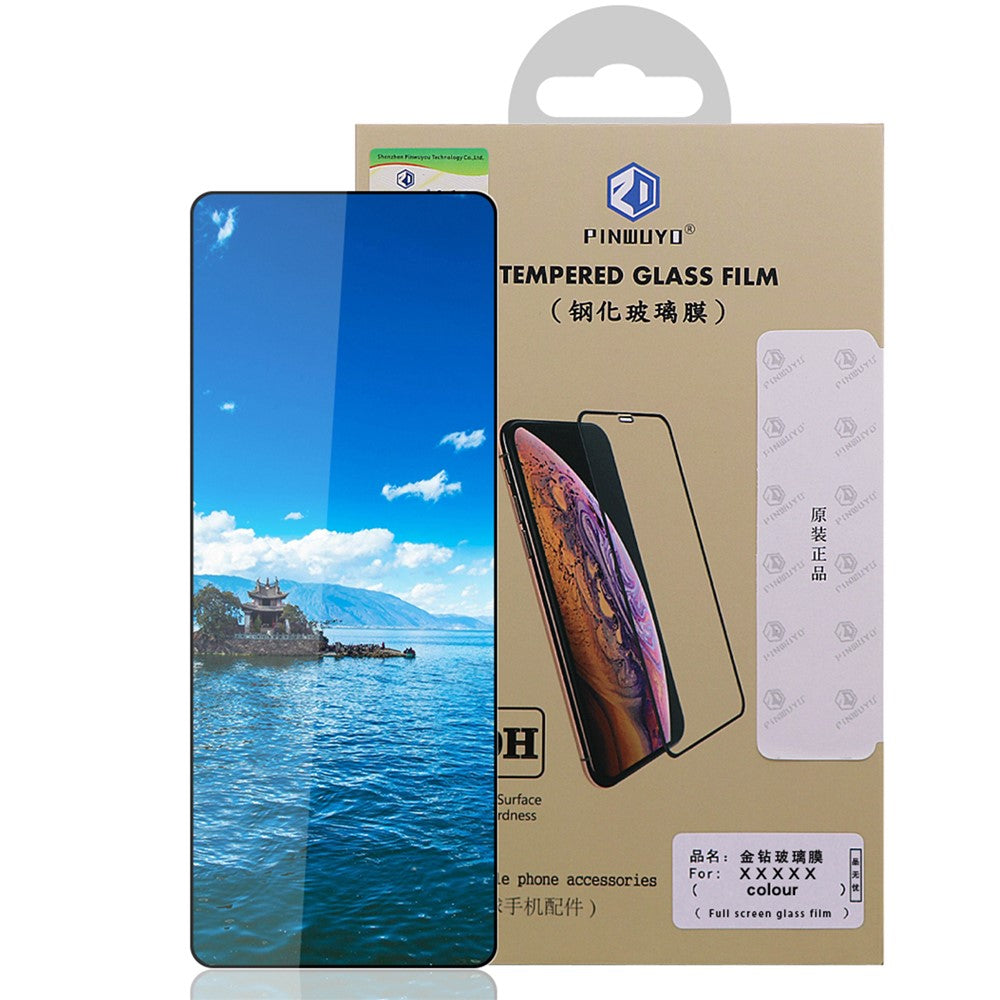 PINWUYO Anti-fingerprint Anti-explosion Full Glue HD Tempered Glass Protector for Samsung Galaxy Z Fold3 5G