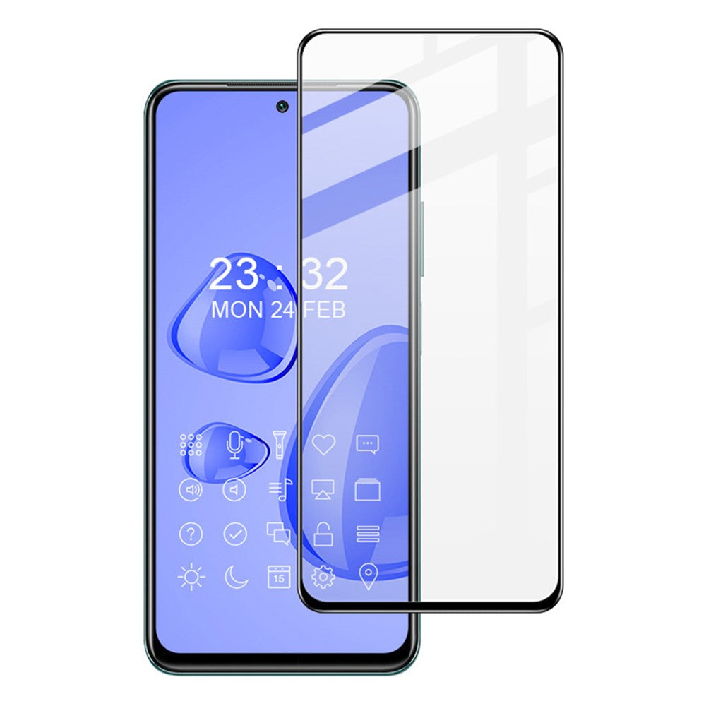 IMAK Pro+ Series Full Coverage Full Glue Clear 9H Hardness Tempered Glass Screen Protector for Xiaomi Redmi 10 4G (2021)/Redmi 10 Prime/Redmi 10 2022 4G/Redmi Note 11 4G (MediaTek)