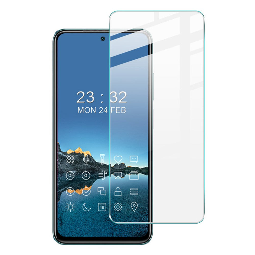 IMAK H-serien splittersäker 9H-hårdhet härdat glas skärmskyddsfilm för Xiaomi Redmi 10 4G (2021)/Redmi 10 Prime/Redmi 10 2022 4G/Redmi Note 11 4G (MediaTek)