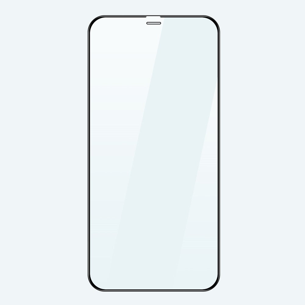 AMORUS 2Pcs Full Coverage Full Glue HD Clear Double Defense Silk Printing Tempered Glass Screen Protector for iPhone 11 Pro 5.8 inch