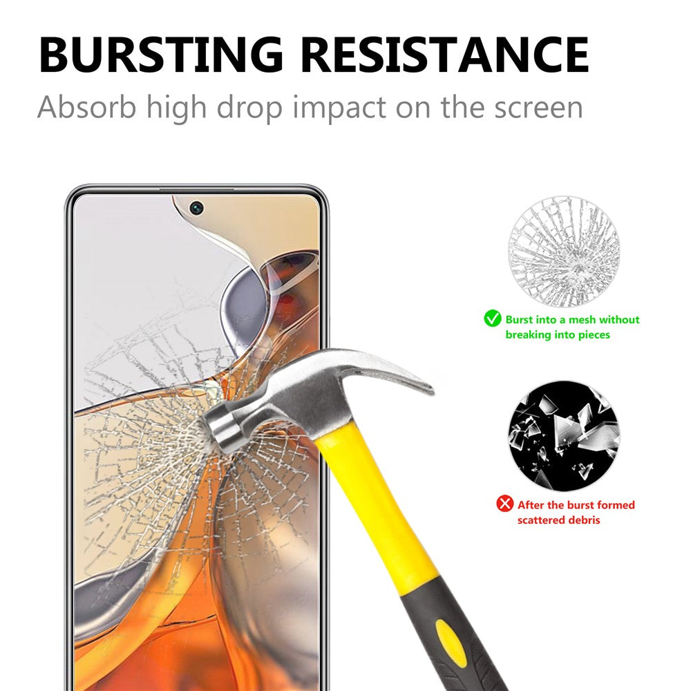 HD Clear 9H Hardness 2.5D Arc Edge Anti-explosion Tempered Glass Screen Protector for Xiaomi 11T / 11T Pro
