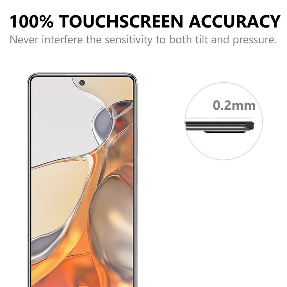 HD Clear 9H Hardness 2.5D Arc Edge Anti-explosion Tempered Glass Screen Protector for Xiaomi 11T / 11T Pro