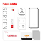 HAT PRINCE 2 st/set Ultra HD helskärm heltäckande lim 0,26 mm 9H hårdhet 3D böjd kant varmböjd härdat glas skyddsfilm för Samsung Galaxy S21 Ultra 5G (stöd för fingeravtryckslåsning)