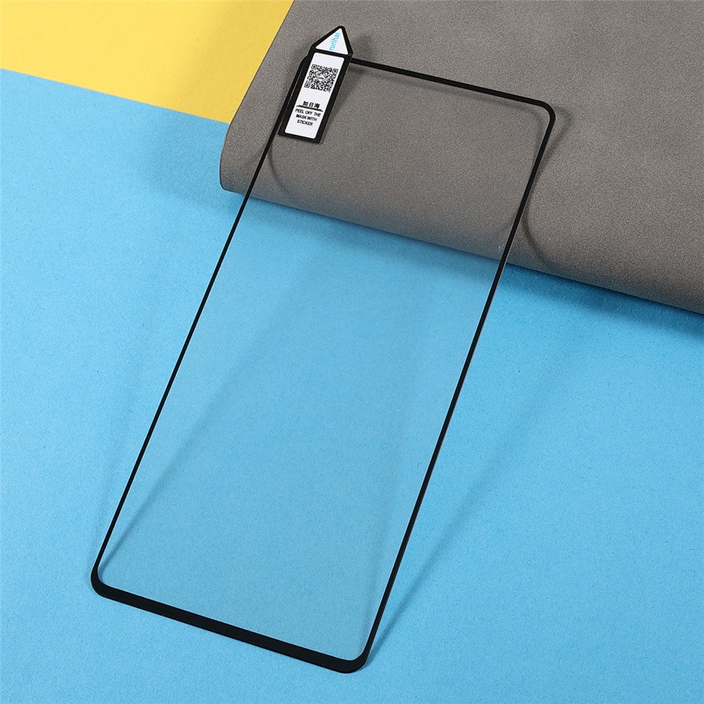 RURIHAI Double Defense Series Full Size Full Glue 2.5D 9H Anti-explosion High Aluminium-silicon Glass Screen Protector for Samsung Galaxy M52 5G