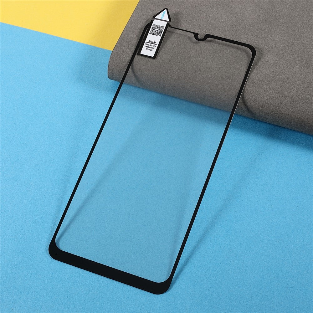 RURIHAI Full Coverage Full Glue 2.5D Secondary Hardening Touch Sensitivity High Aluminium-silicon Glass Protective Film for Samsung Galaxy A32 5G / M32 5G