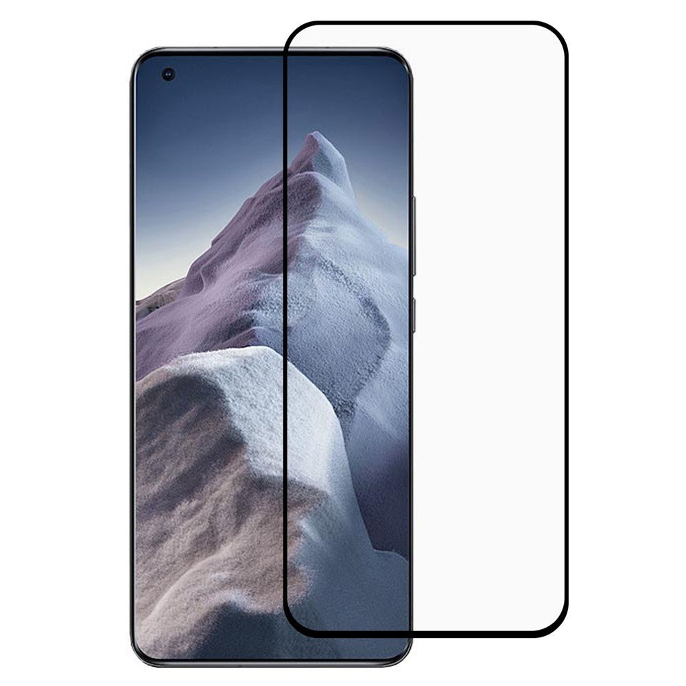 Full Coverage Full Glue 9H Hardness Clear 3D Curved Tempered Glass Film for Xiaomi Mi 11 Ultra