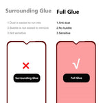 ENKAY HAT PRINCE Full Coverage Full Glue 6D Silk Printing Tempered Glass Screen Protector for Samsung Galaxy A03s (166.5mm)