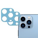 2Pcs/Set Aluminum Alloy Precise Cutout Anti-scratch Camera Lens Protectors for iPhone 13 Pro 6.1 inch/13 Pro Max 6.7 inch
